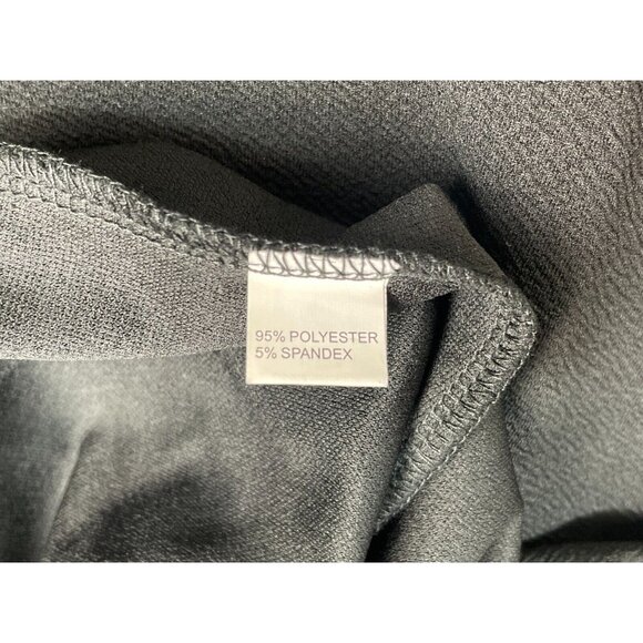 Women's Veljie Vintage Scoop Neck Casual Flare Cap Sleeve Black Swing Dress XXL - Picture 8 of 9